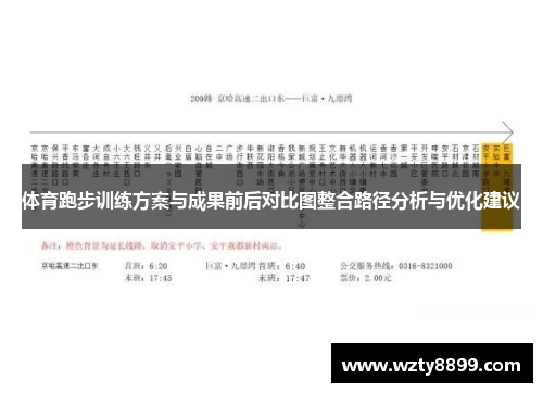 体育跑步训练方案与成果前后对比图整合路径分析与优化建议
